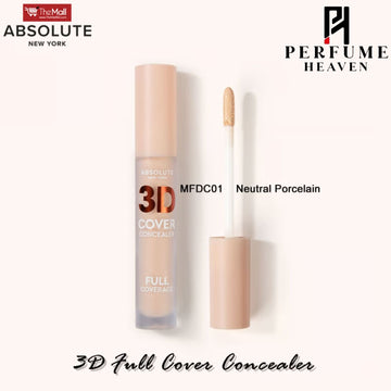Absolute New York 3D Full Cover Concealer 5.5ml - MFDC01 Neutral Porcelain