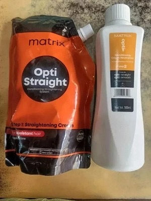 Matrix Opti Stright Resistant Straightening Cream 500ml+500ml
