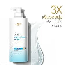Dove Vegan Collagen Volume Micellar Shampoo 360ml