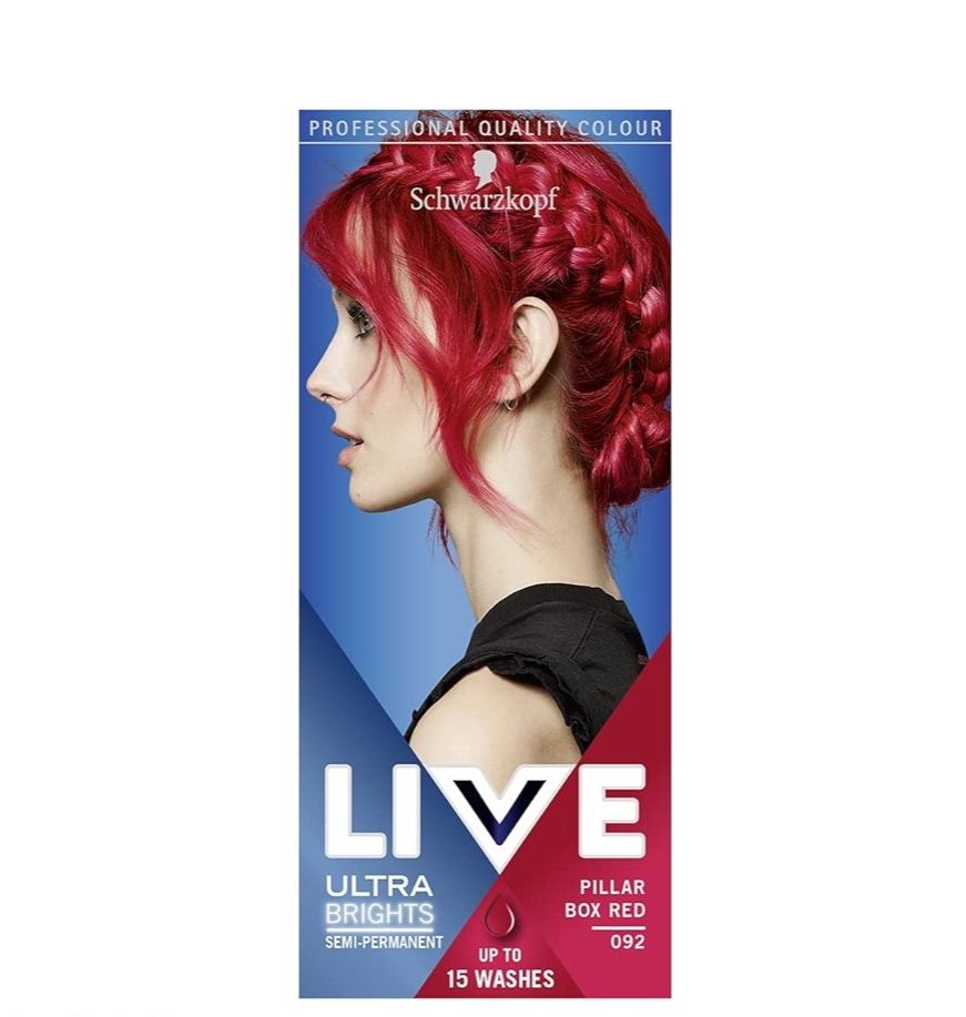 Schwarzkopf Live Semi-Permanent Hair Color Pillar Box Red 092