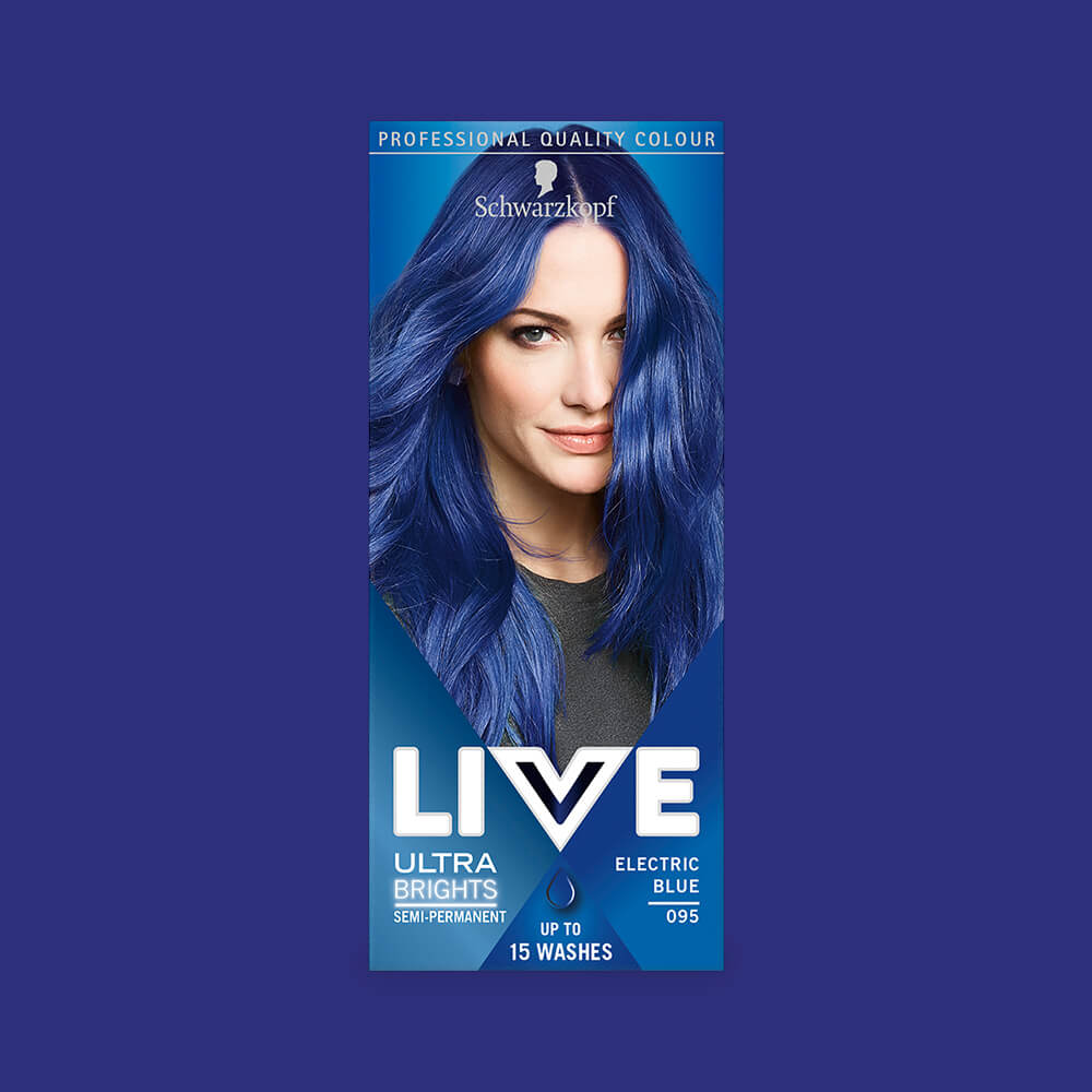 Schwarzkopf Live Hair Colour Ultra Brights 095 Electric Blue