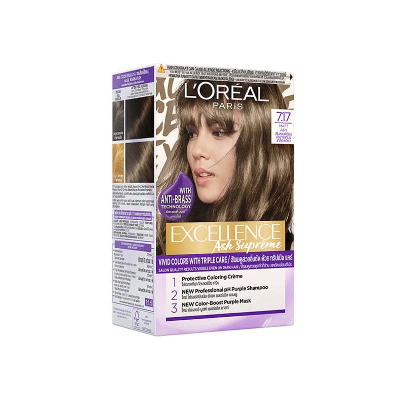 L'Oreal Paris Excellence Ash Supreme 7.17 Matt Ash