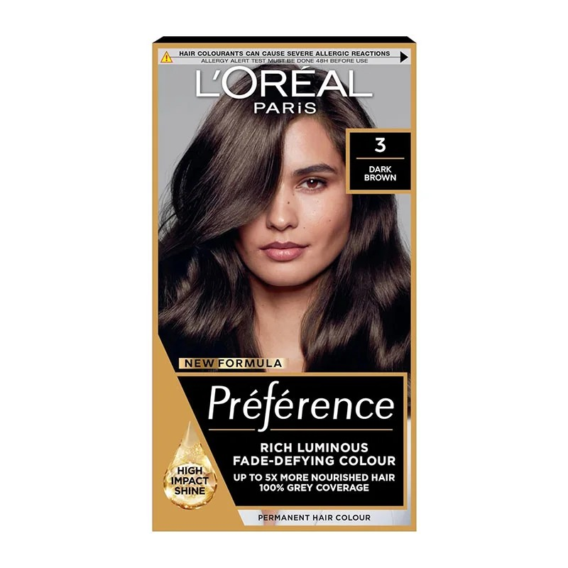 Loreal Paris Preference Hair Color 3 Dark Brown
