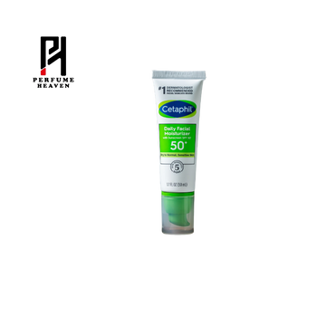 Cetaphil Daily Facial Moisturizer with Sunscreen SPF50+ For Dry to Normal And Sensitive Skin – 50ml
