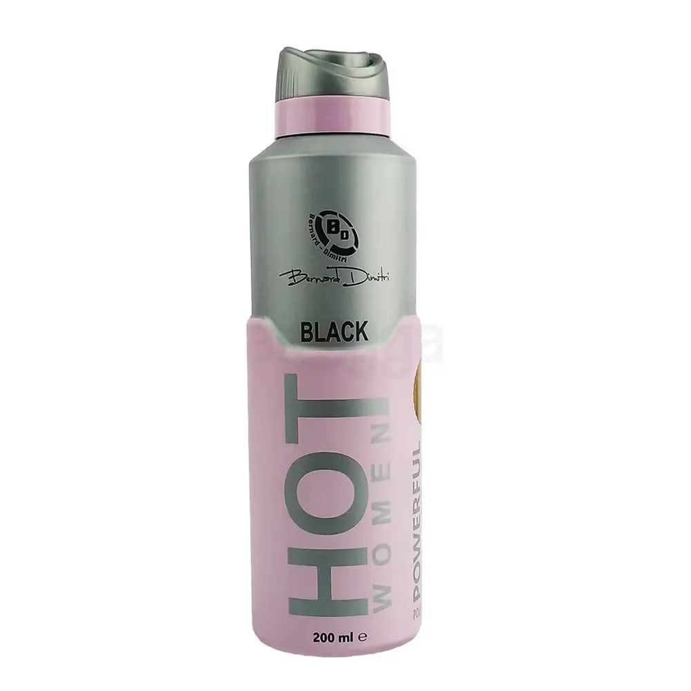 Bernard Dimitri Hot Black Powerful Perfumed Body Spray For Women 200ml