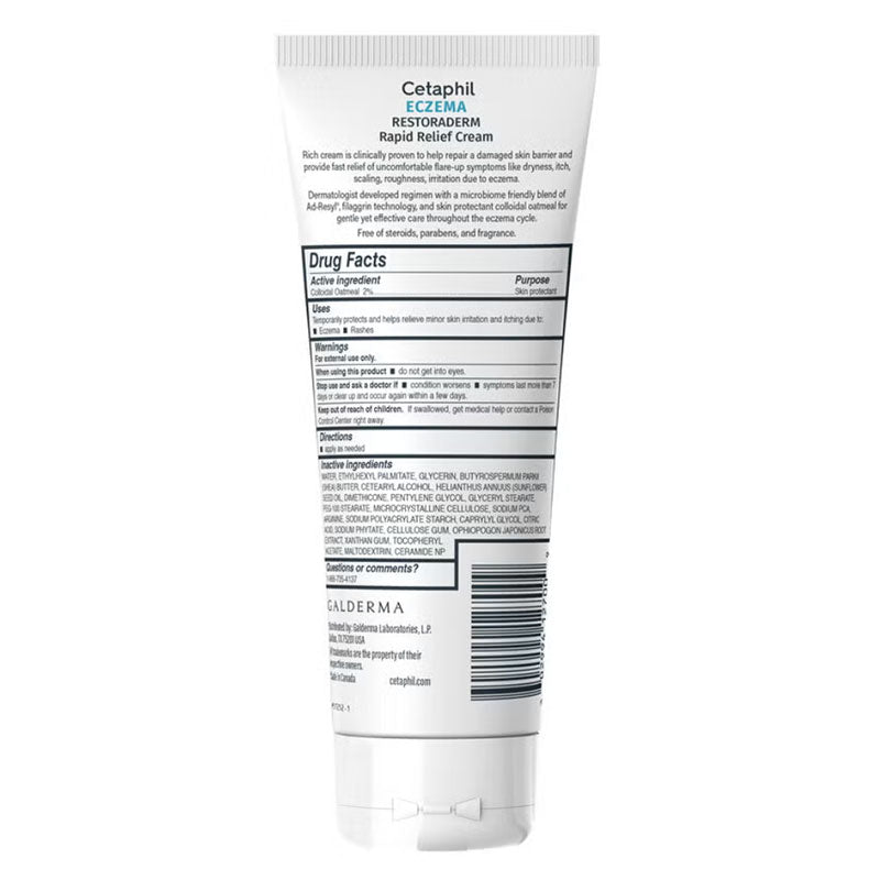 Cetaphil Eczema Restoraderm Rapid Relief Cream – 227gm