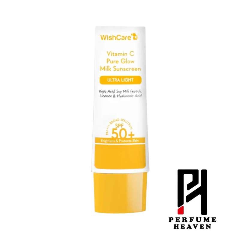 WishCare Vitamin C Pure Glow Milk Sunscreen | SPF 50 PA++++