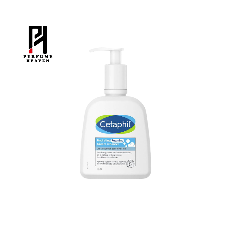 Cetaphil Hydrating Foming Cream Cleanser – 236ml Dry To Normal Sensitive Skin