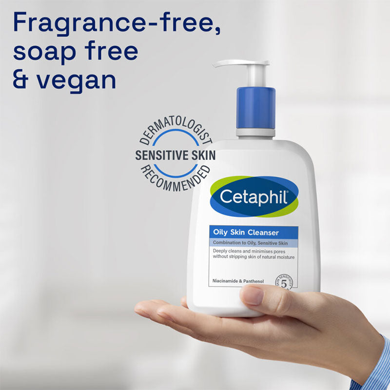 Cetaphil Oily Skin Cleanser For Combination To Oily Sensitive Skin – 473ml