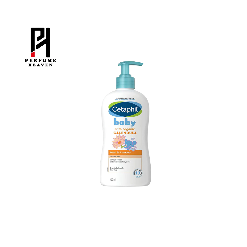 Cetaphil Baby Wash & Shampoo With Organic Calendula – 400ml
