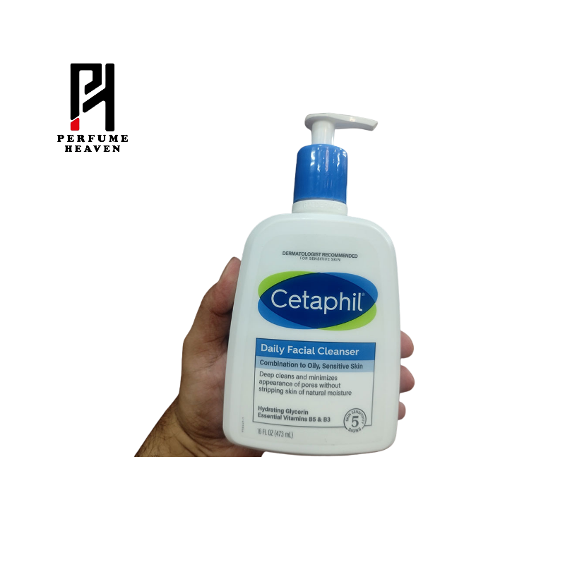 Cetaphil Daily Facial Cleanser Combination To oily, Sensitive Skin – 473ml