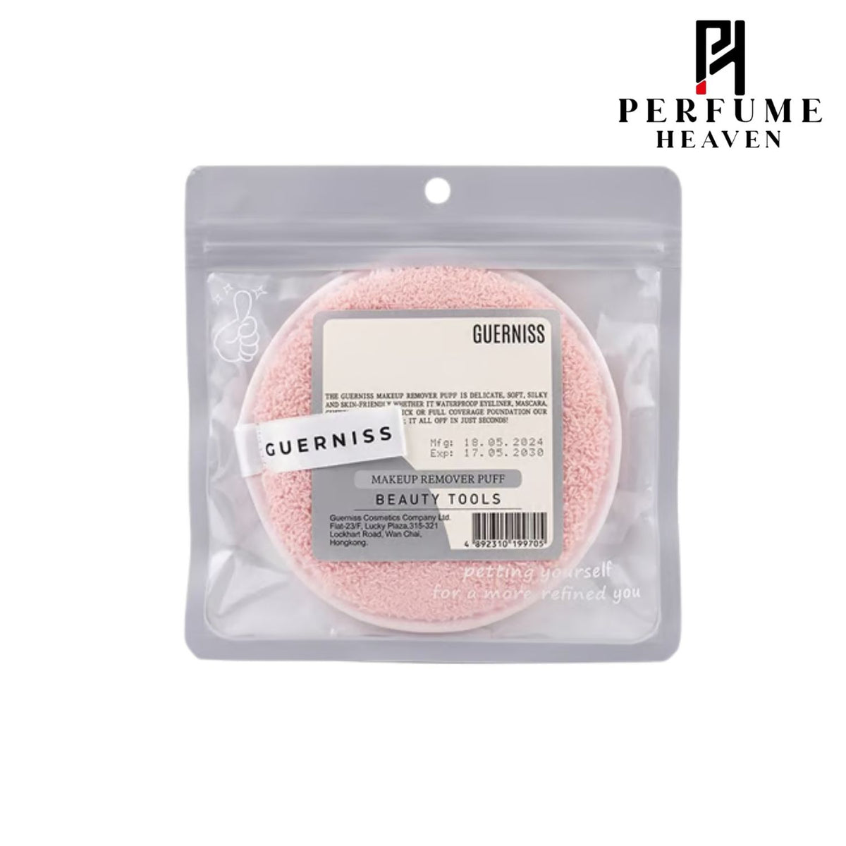 Guerniss Makeup Remover Puff - Pink