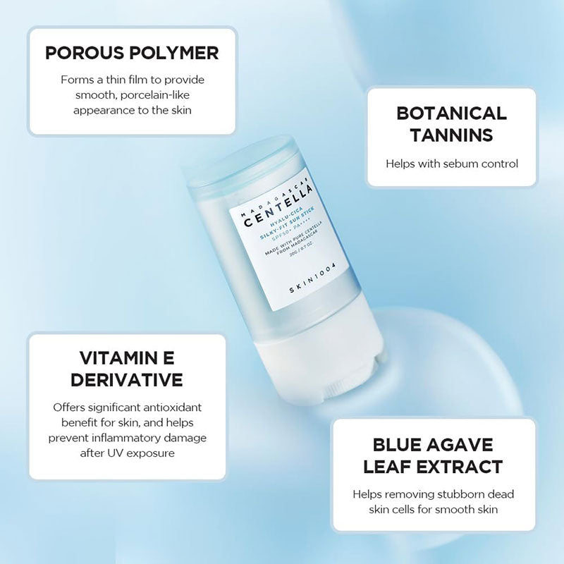 SKIN1004 Madagascar Centella Hyalu-Cica Silky-fit Sun Stick 20g