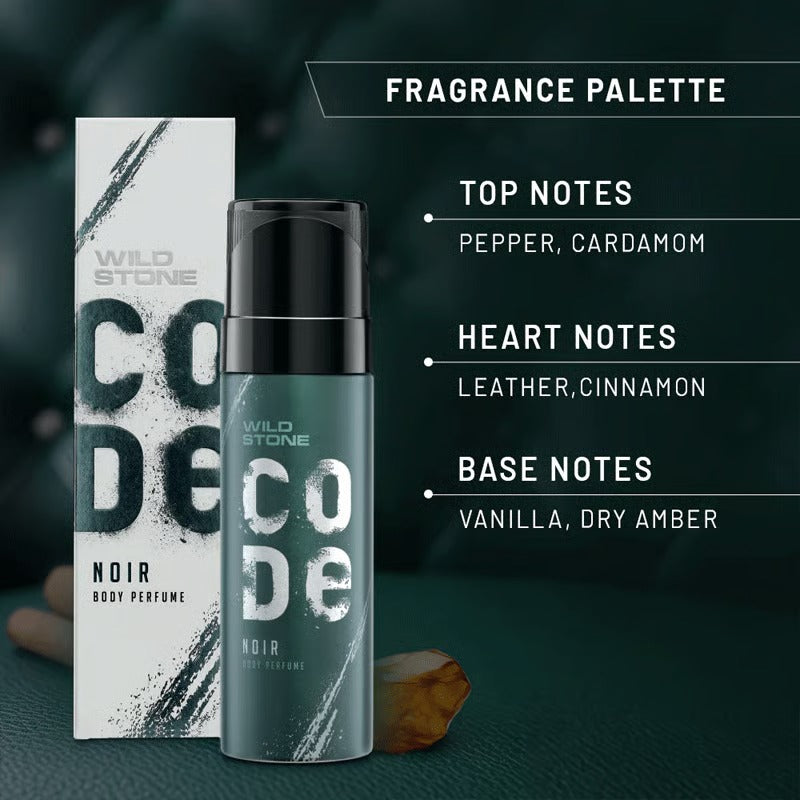 Wild Stone Code Noir Fine Fragrance 120ml