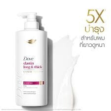 Dove Elastin Long And Thick Damage Therapy Shampoo 380ml