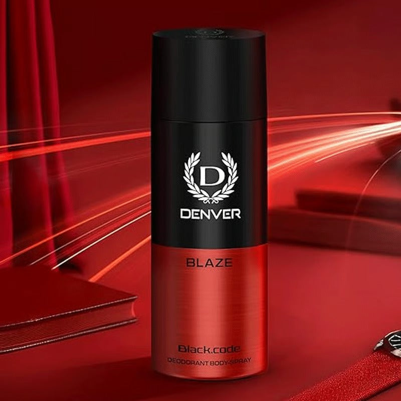 Denver Black Code Deodorant Body Spray 150ml - Blaze