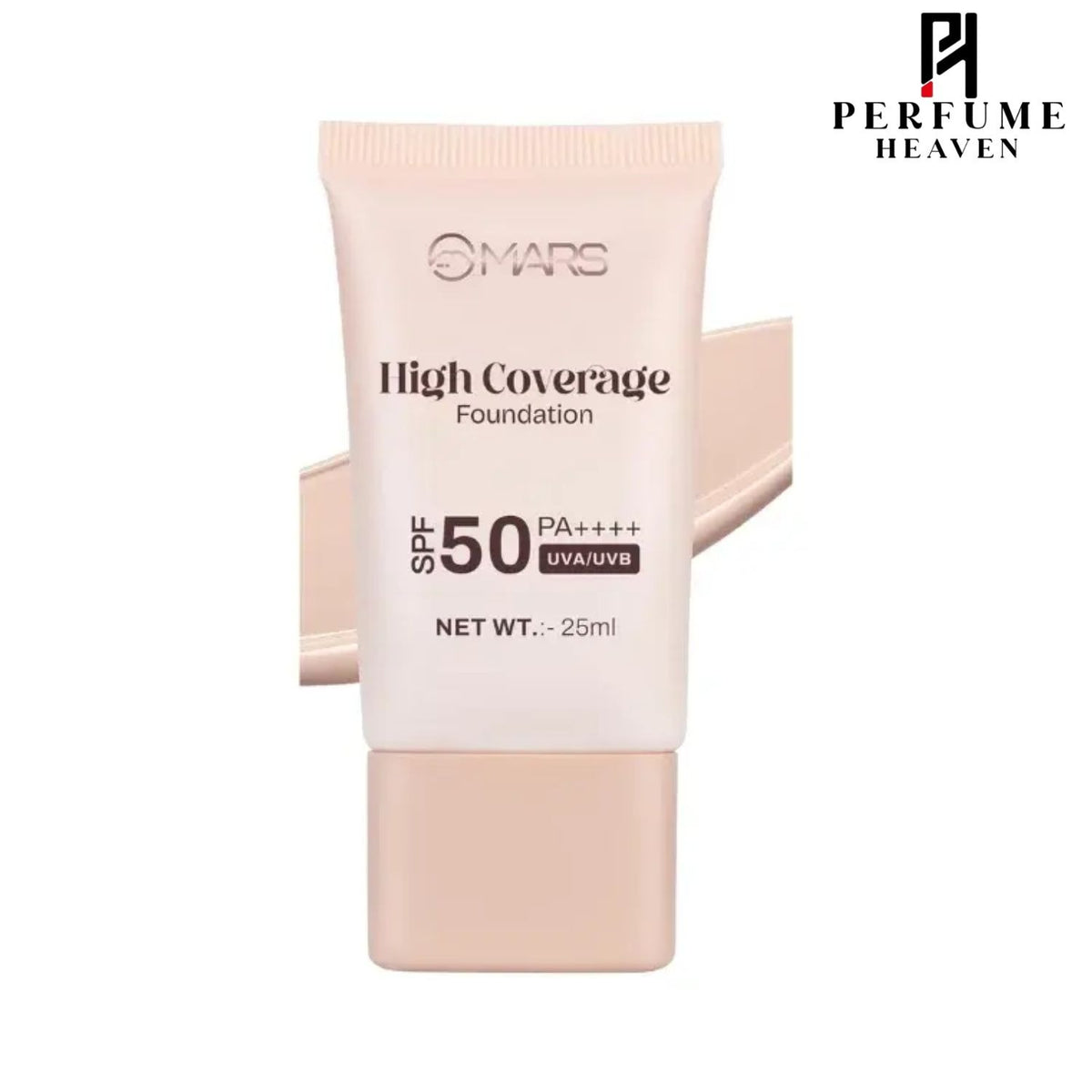 Mars High Coverage Foundation SPF50 PA++++ #01 Ivory Glow (25ml)