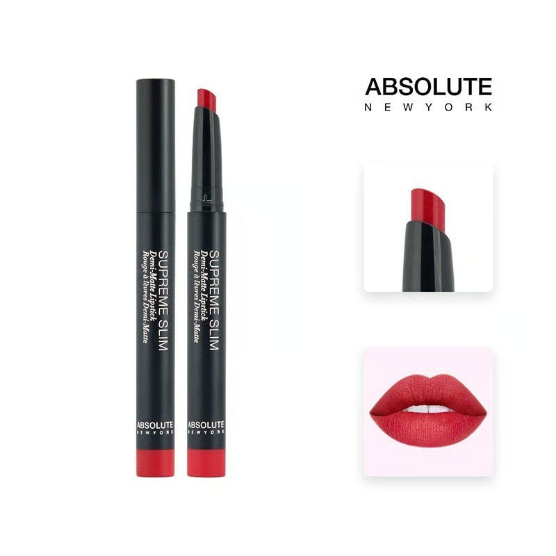 Absolute New York Supreme Slim Demi-Matte Lipstick 1.3g - MLSS57 La Reina