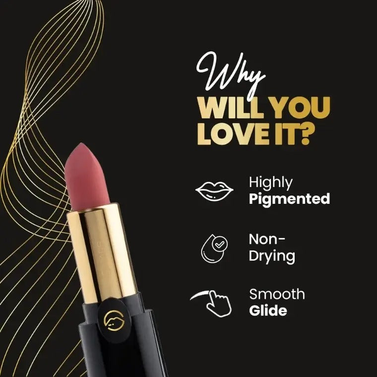 Mars Cosmetics Plush Velvet Matte Lipstick #03 Brown Sugar (3.2gm)
