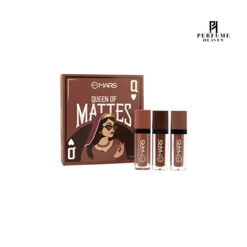 Mars Cosmetics Queen of Mattes Liquid Lipsticks Box Set #04 Brown (13.5ml)