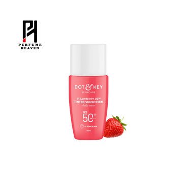 Dot & Key Strawberry Dew Tinted Sunscreen SPF 50+ Pa++++ - 01 Porcelain (50ml)