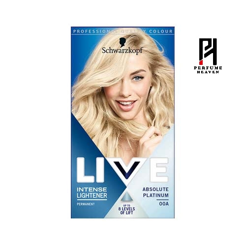 Schwarzkopf Live Permanent Hair Colour Absolute Platinum 00A