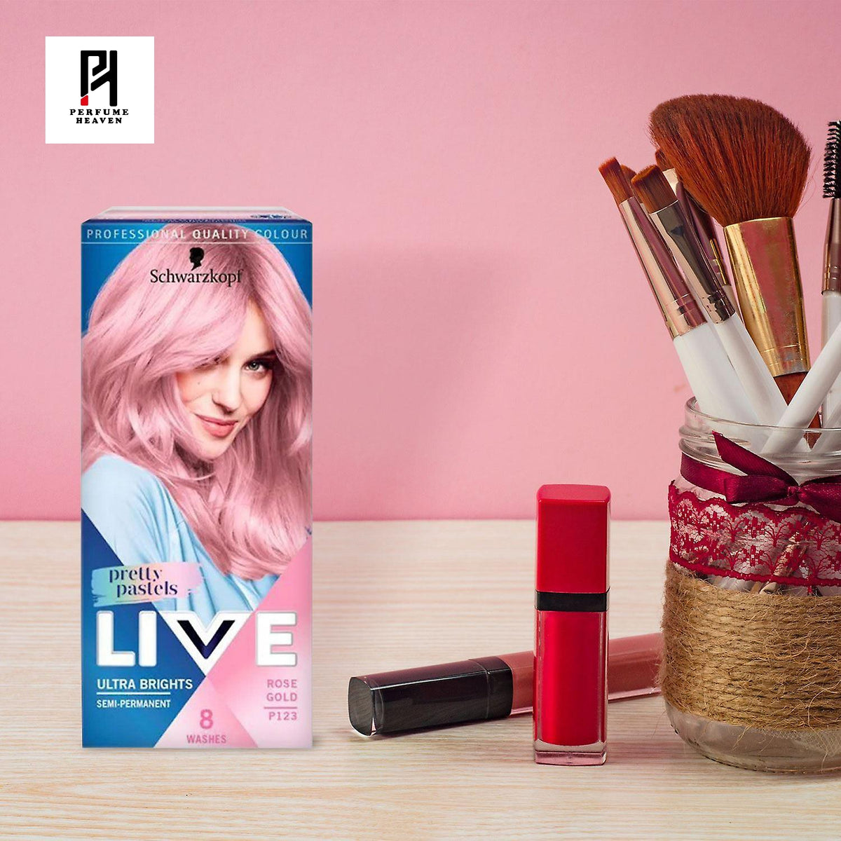 Schwarzkopf Live Pretty Pastels Hair Colour (Rose Gold) P123