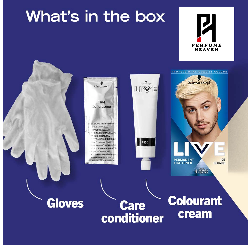 Schwarzkopf Live Men Permanent Lightener Ice Blonde 00B