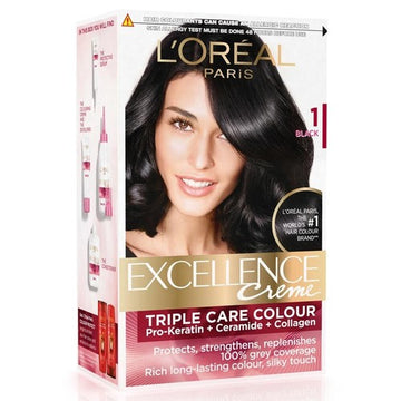 L'Oreal Excellence Triple Protection Color - Natural Darkest Black 1