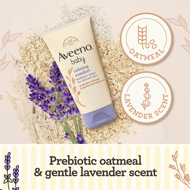 Aveeno Baby Calming Comfort Bedtime Lotion for Delicate Skin