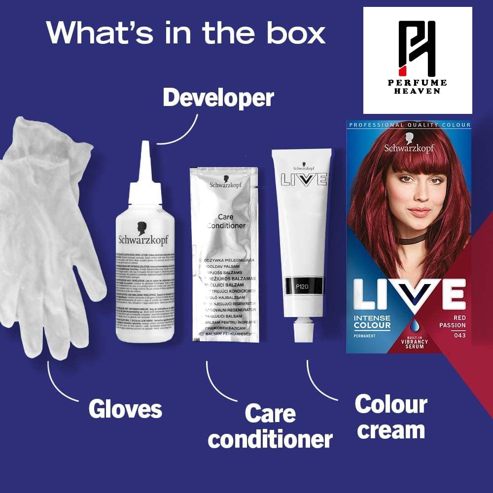 Schwarzkopf Live Red Passion Permanent Hair Color 043