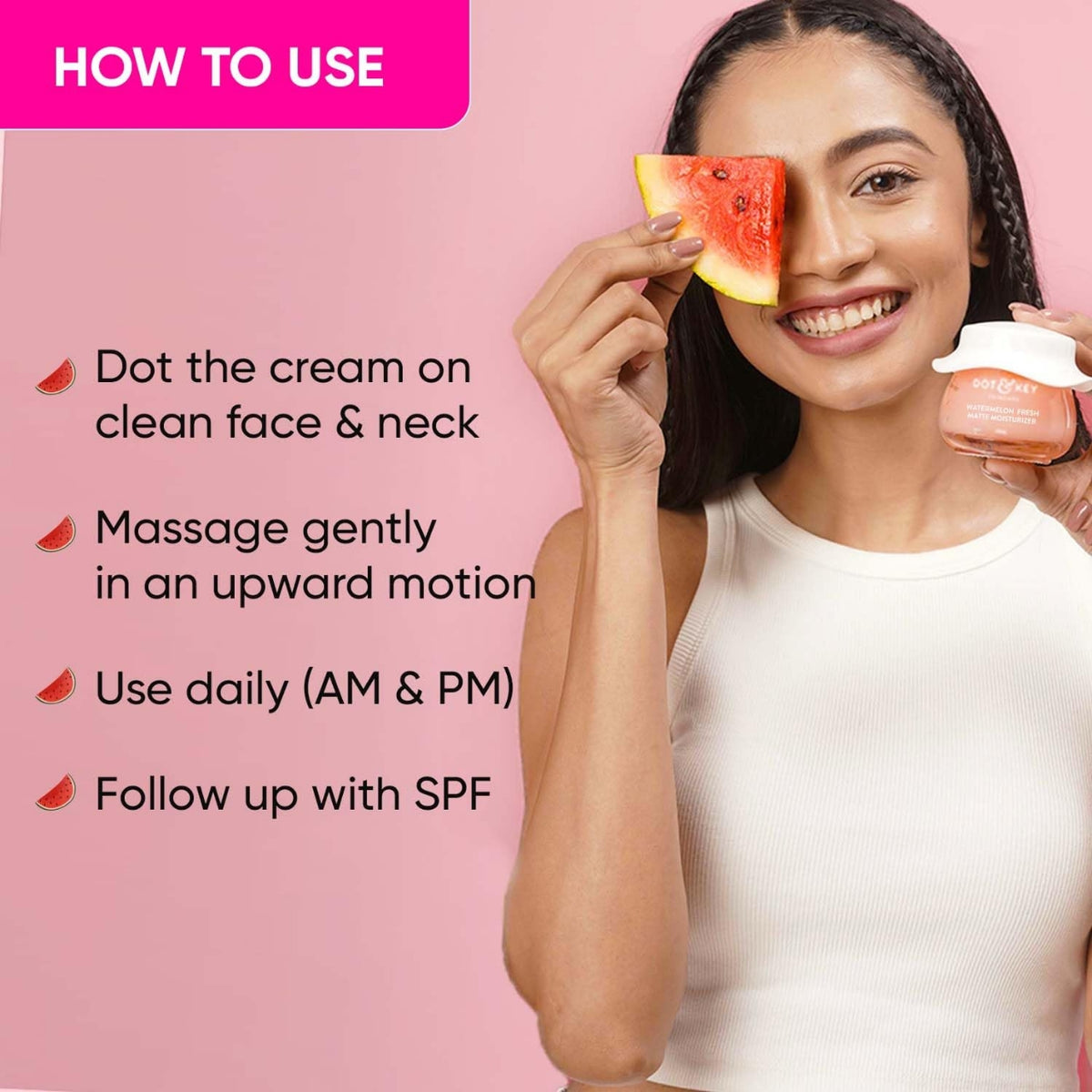 Dot & Key Cooling Gel Watermelon Fresh Matte Moisturizer (60ml)