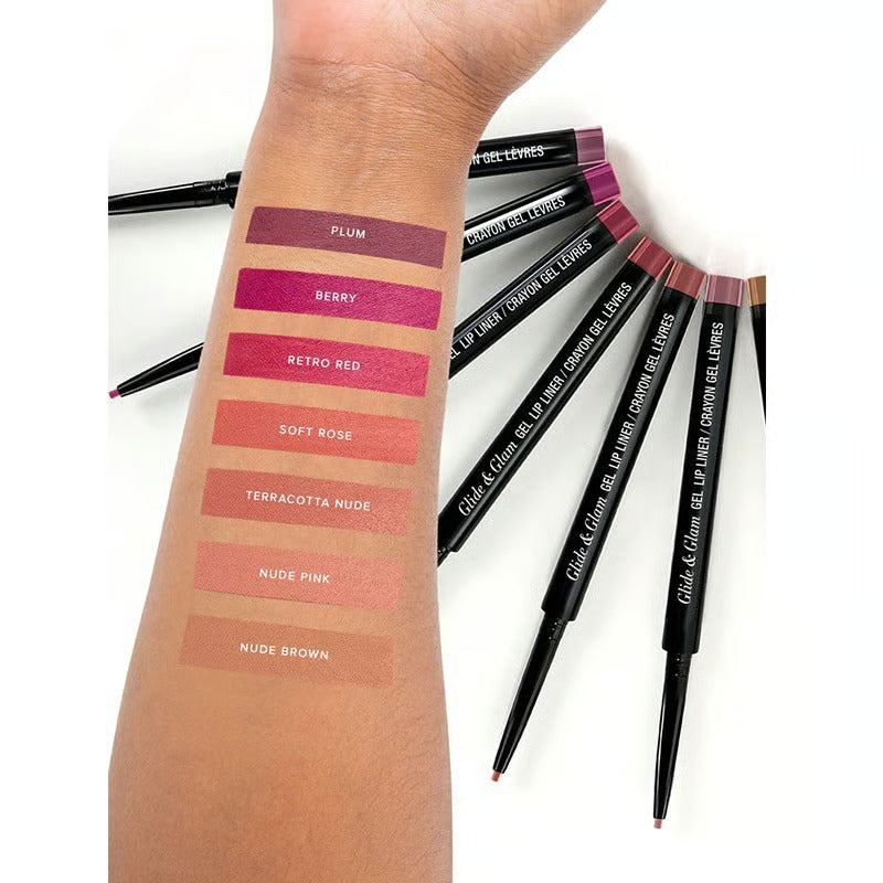 Absolute New York Glide & Glam Gel Lip Liner 0.12g - MDGL11 Soft Rose