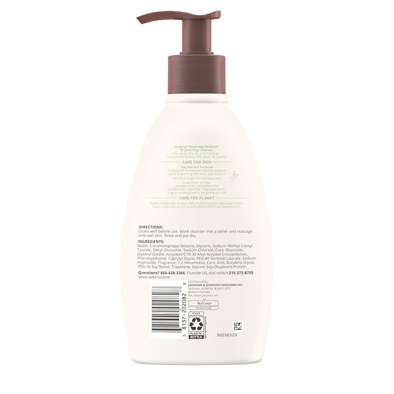 Aveeno Positively Radiant Brightening Facial Cleanser