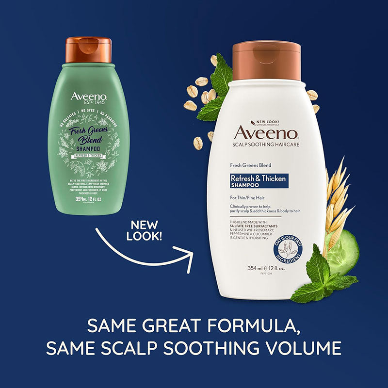 Aveeno Scalp Soothing Fresh Greens Blend Shampoo