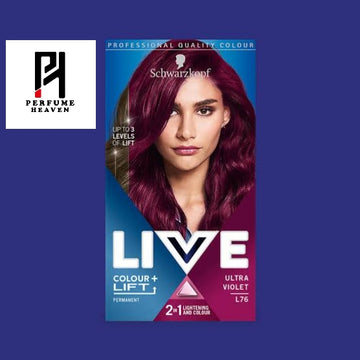 Schwarzkopf Live Colour + Lift Permanent Ultra Violet L76 Hair Dye-Hair Color
