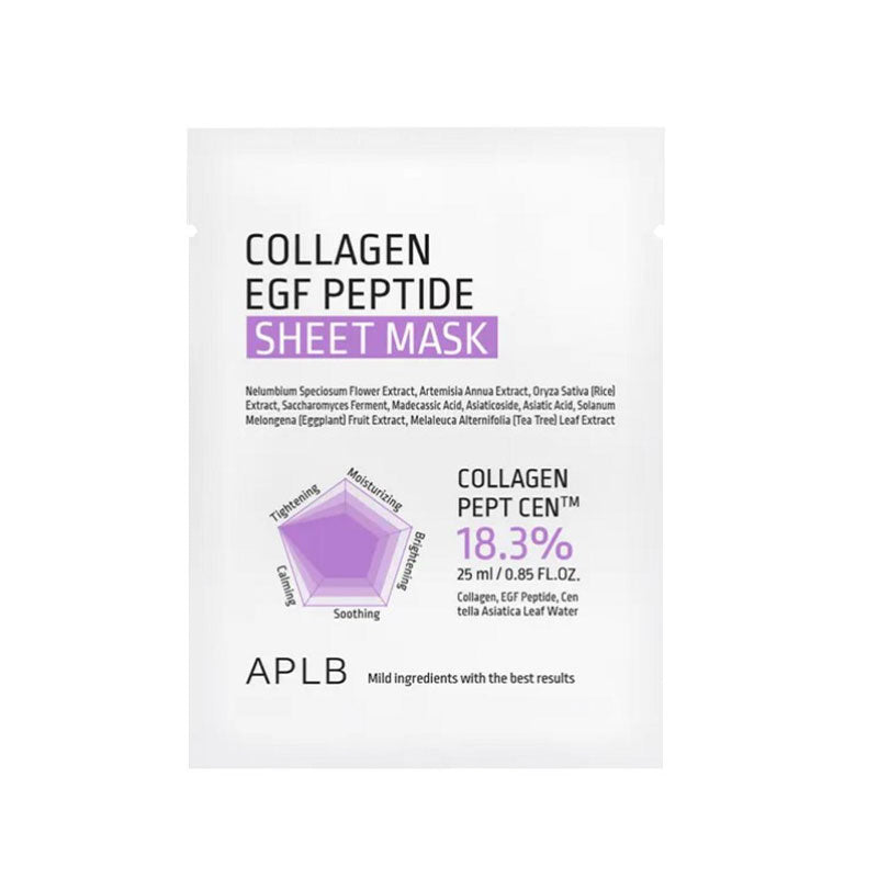APLB Collagen EGF Peptide Sheet Mask – 25ML