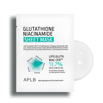 APLB Glutathione Niacinamide Sheet Mask