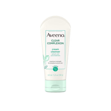 Aveeno Clear Complexion Cream Face Cleanser With Salicylic Acid