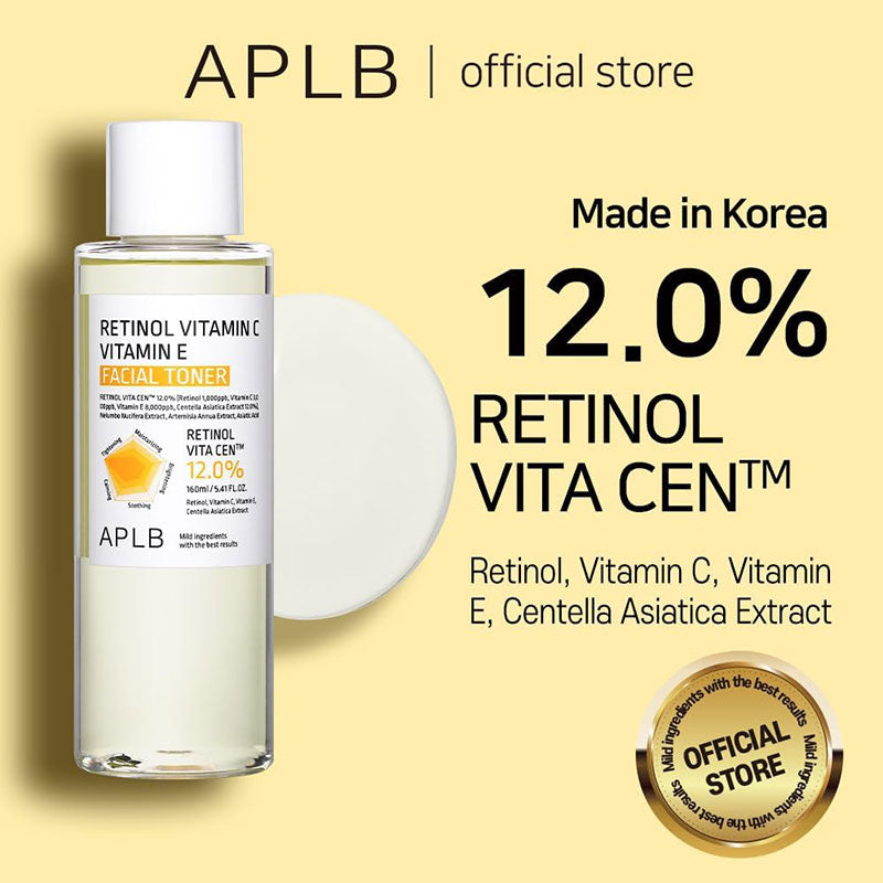 APLB Retinol Vitamin C Vitamin E Facial Toner – 160ml