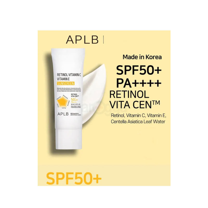 APLB Retinol Vitamin C Vitamin E Sunscreen – 40ml
