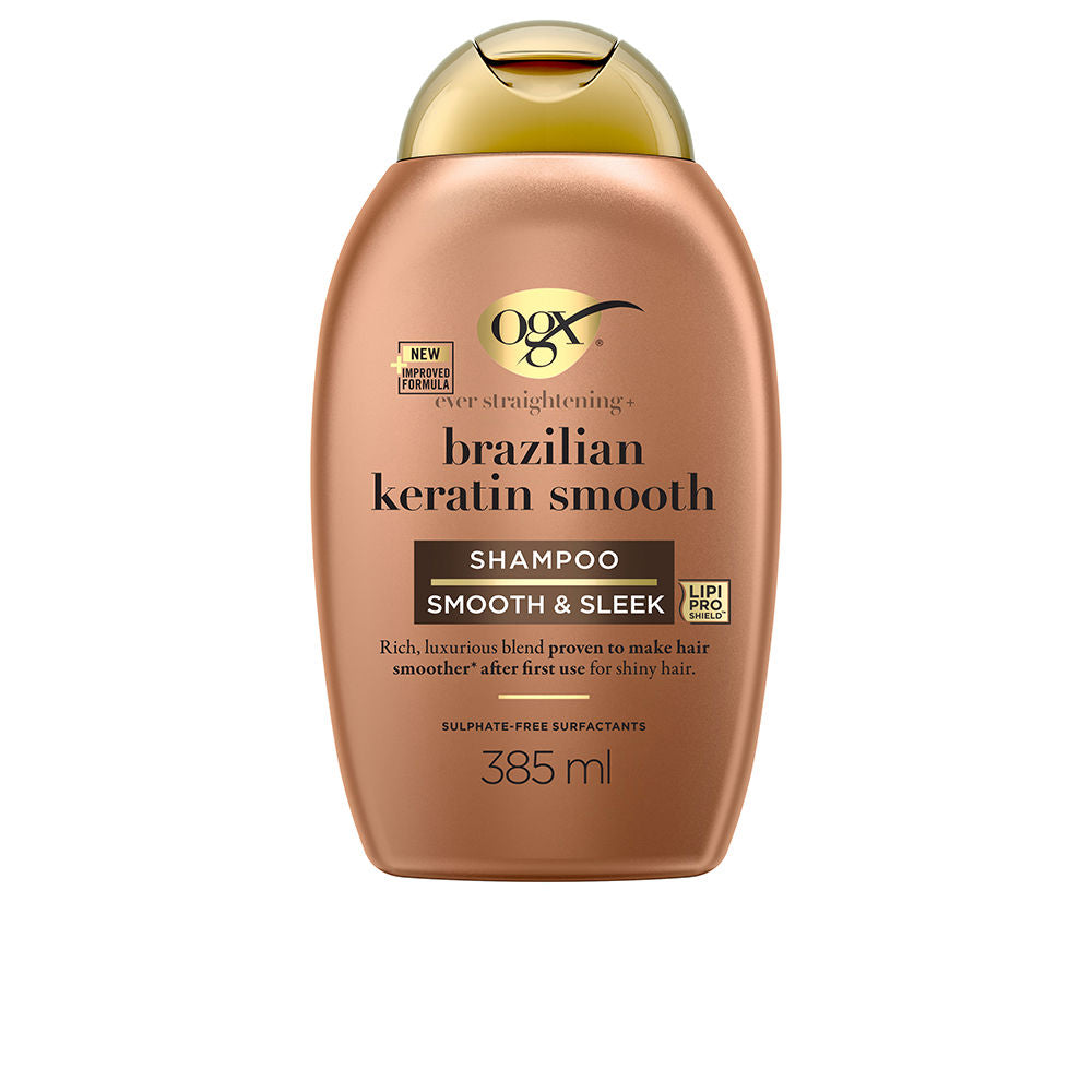 OGX Brazilian Keratin Smooth Shampoo Sulphate Free 385ml