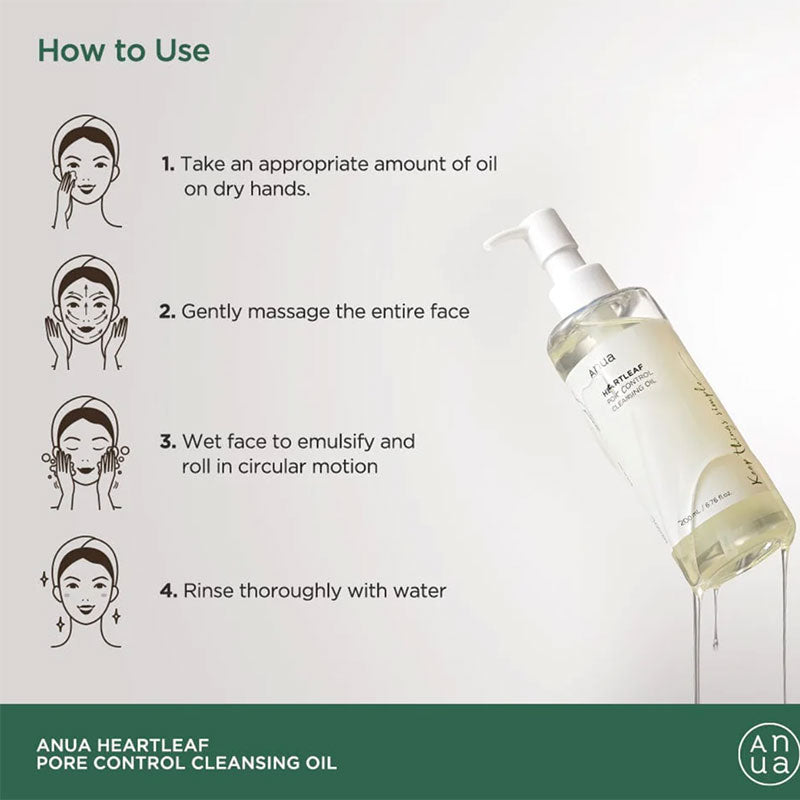 Anua Heartleaf Pore Control Cleansing Oil