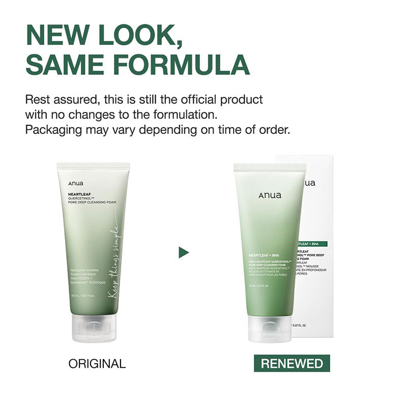 ANUA Heartleaf Quercetinol Pore Deep Cleansing Foam