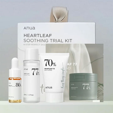 ANUA HEARTLEAF SOOTHING TRIAL KIT (4 ITEMS)