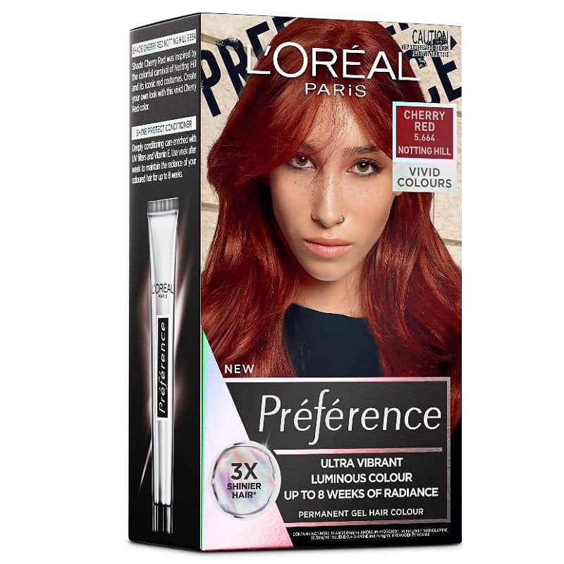 Loreal Préférence Vivids (Colorista) Permanent Gel Hair Dye, Cherry Red 5.664