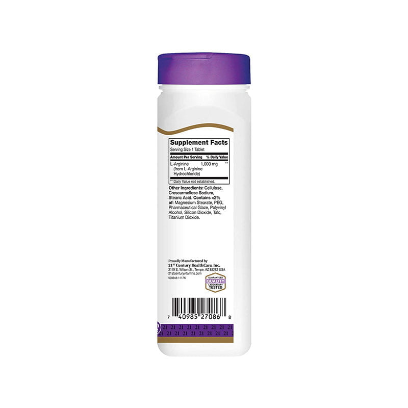 21st Century L-Arginine 1000 mg