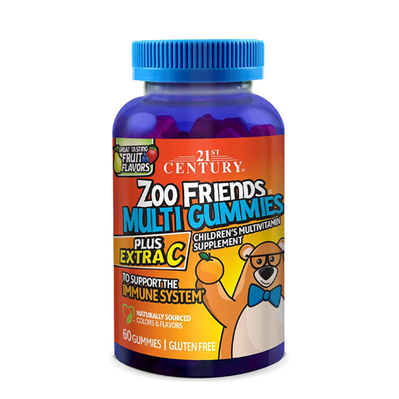 21st Century Zoo Friends Multi – 60 Gummies