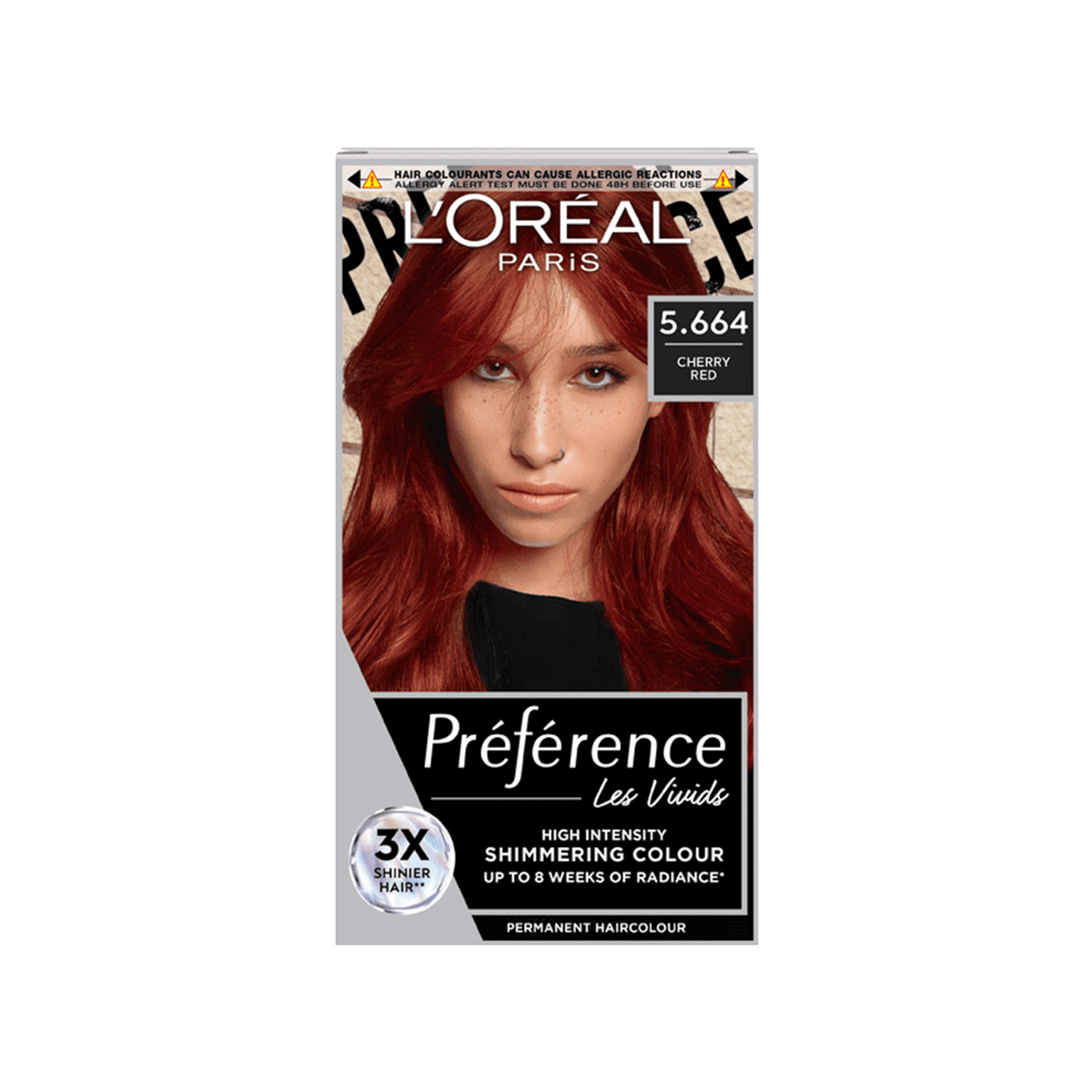 Loreal Préférence Vivids (Colorista) Permanent Gel Hair Dye, Cherry Red 5.664