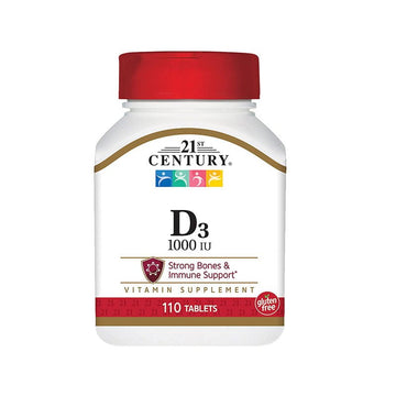 21st Century, D3, 25 mcg (1000 IU),